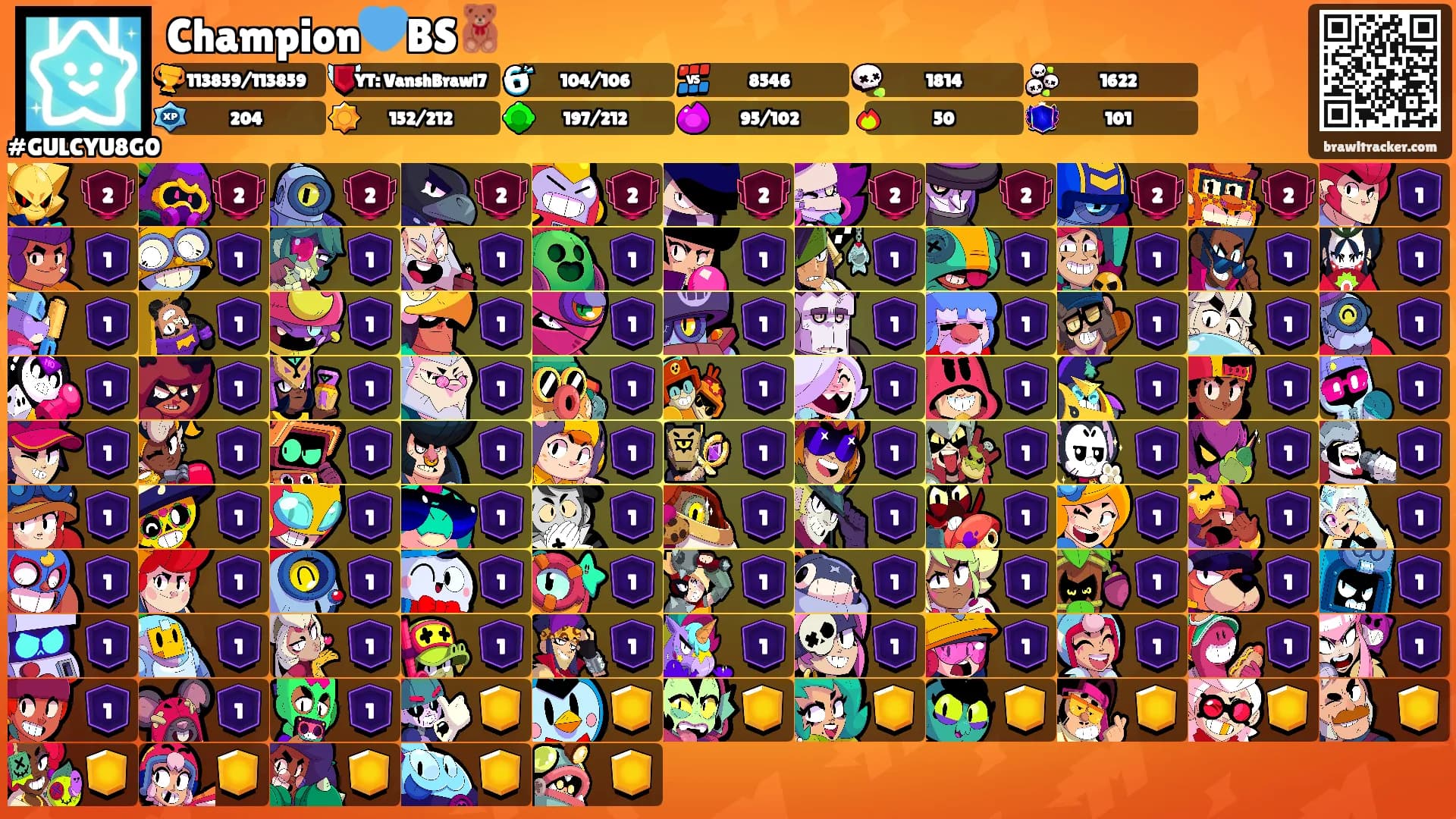 Champion💙BS🧸's Ranks