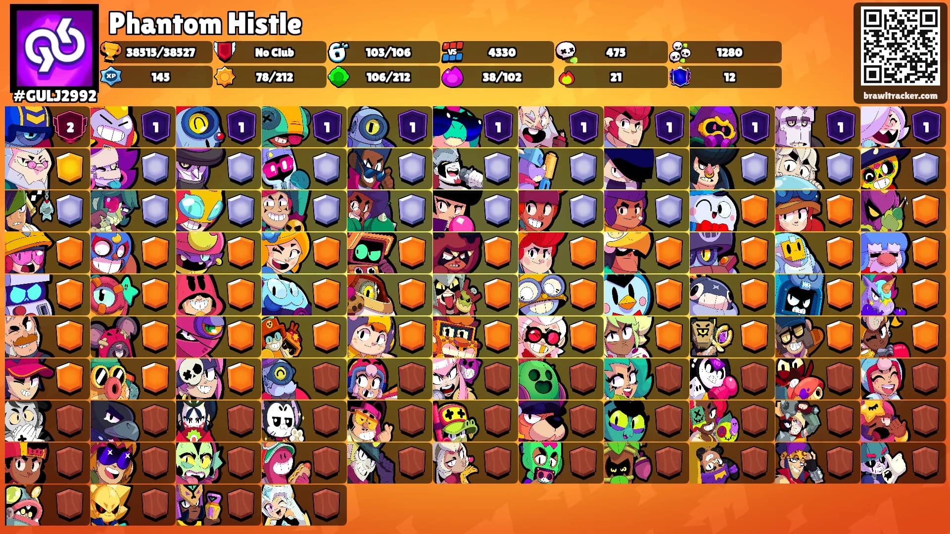 Phantom Histle's Ranks