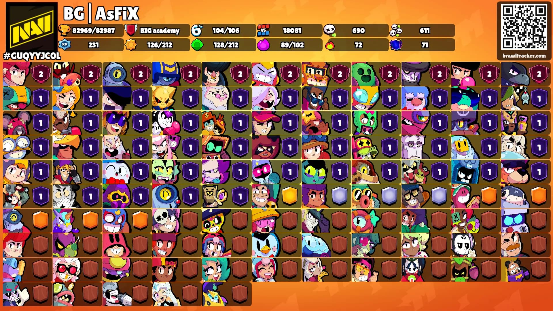 BG|AsFiX's Ranks