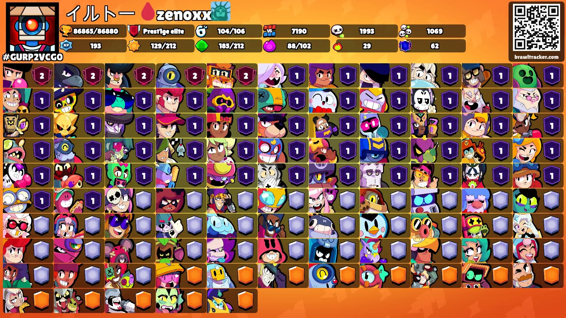 イルトー 🩸zenoxx🗽's Ranks