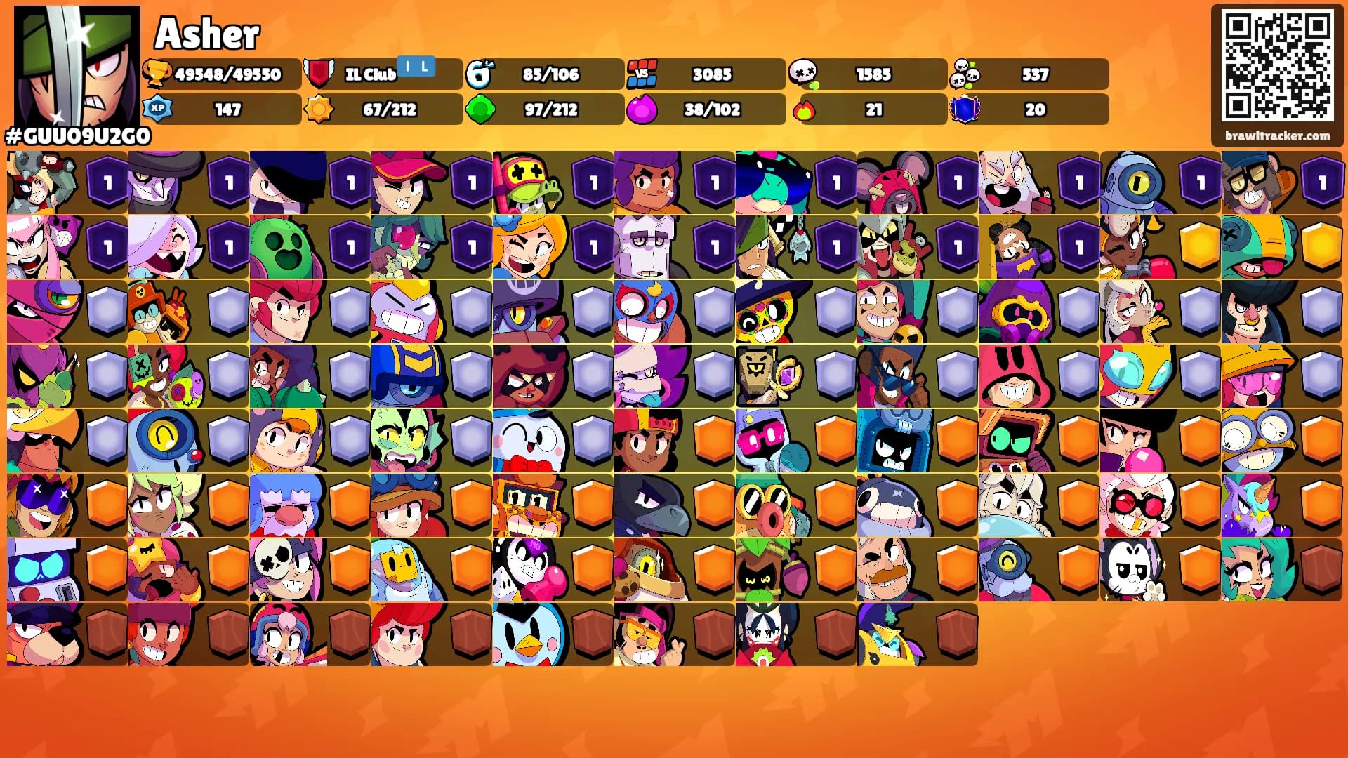 Asher's Ranks