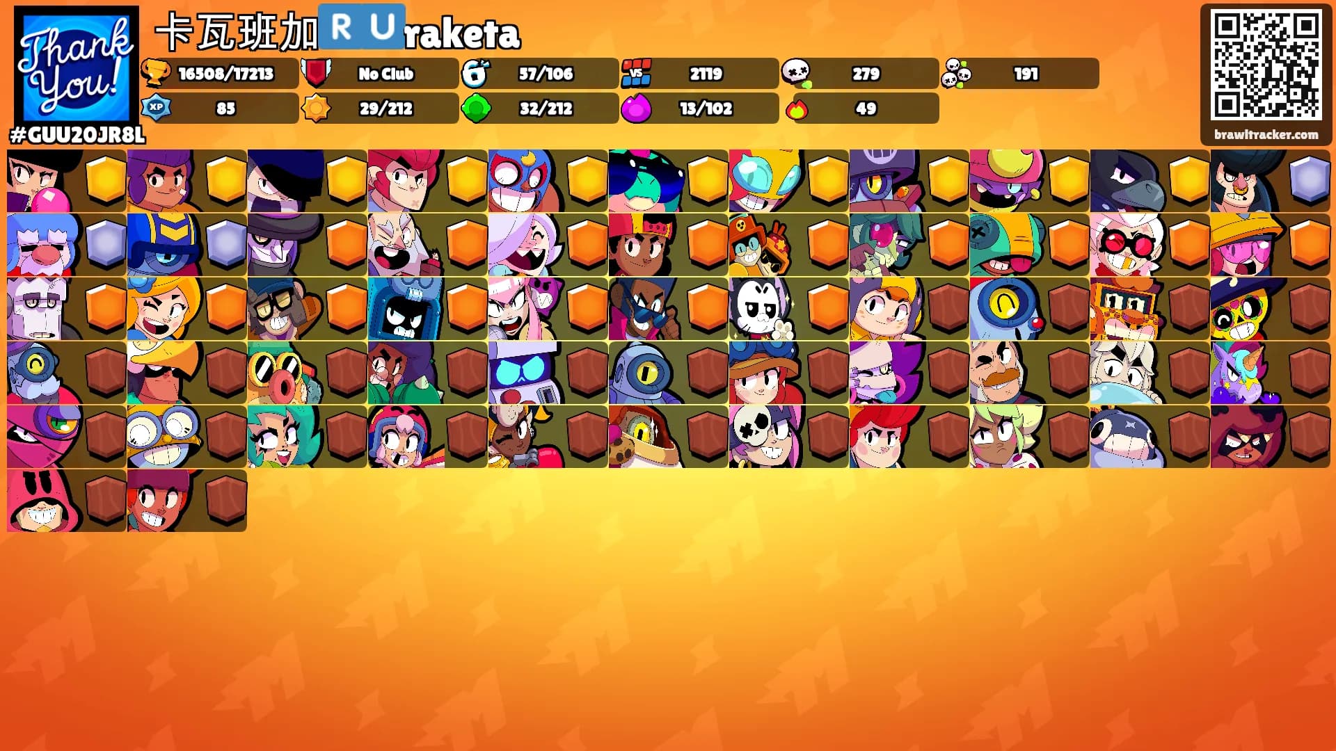 卡瓦班加🇷🇺raketa's Ranks