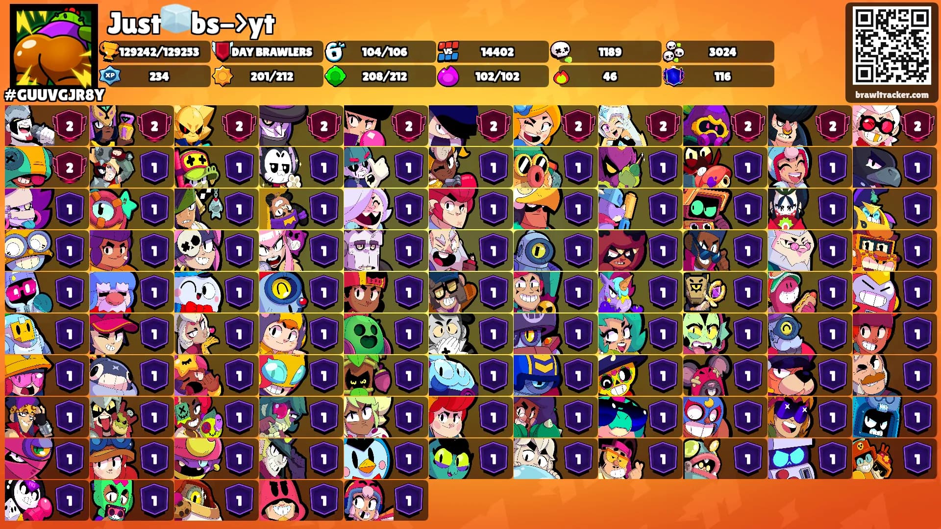 Just🧊bs->yt's Ranks