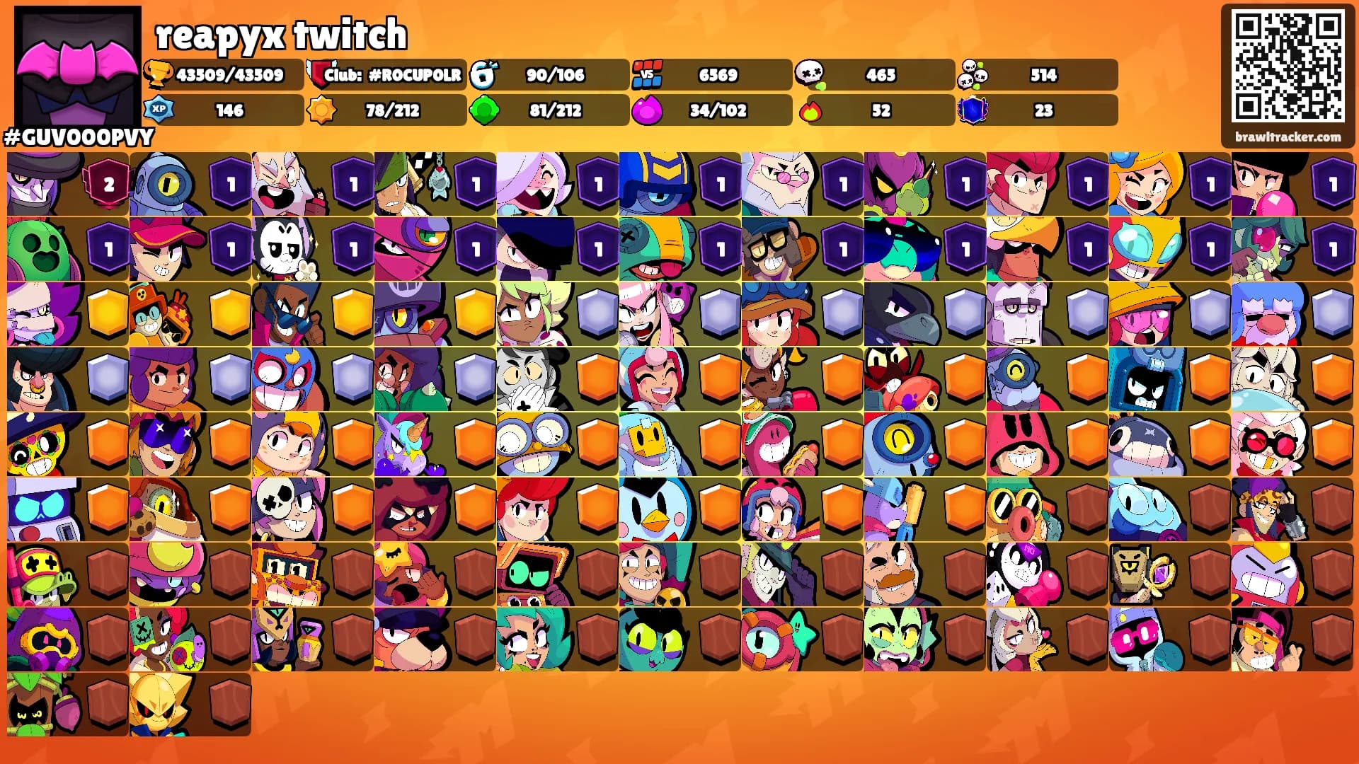 reapyx twitch's Ranks