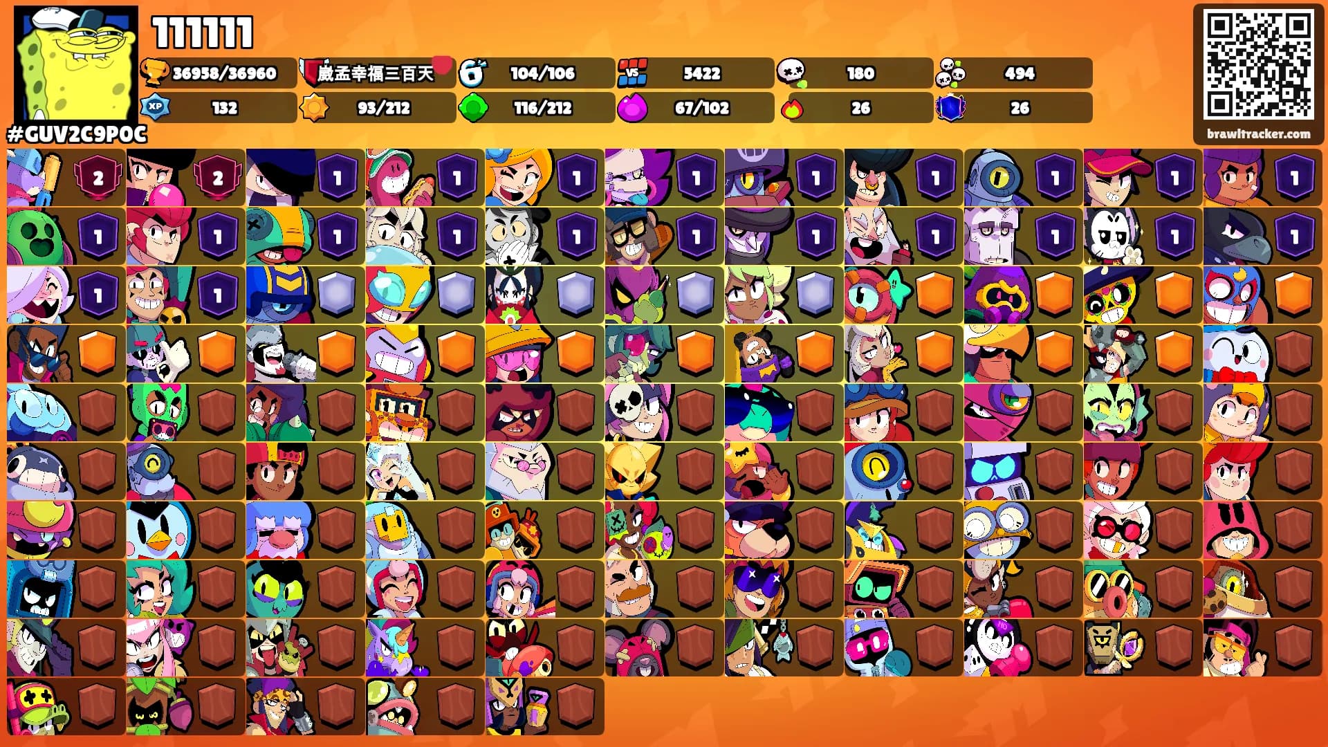 111111's Ranks