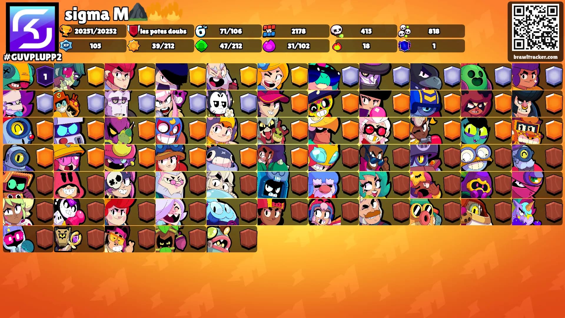 sigma M⛰️🔥🔥's Ranks