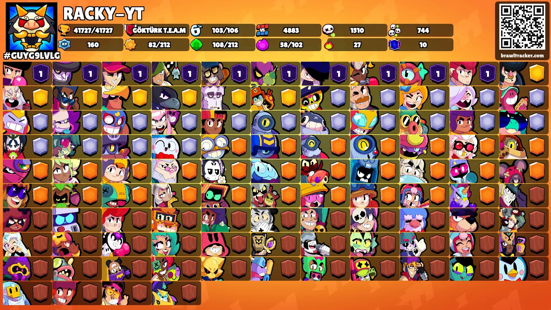 RACKY-YT's Ranks