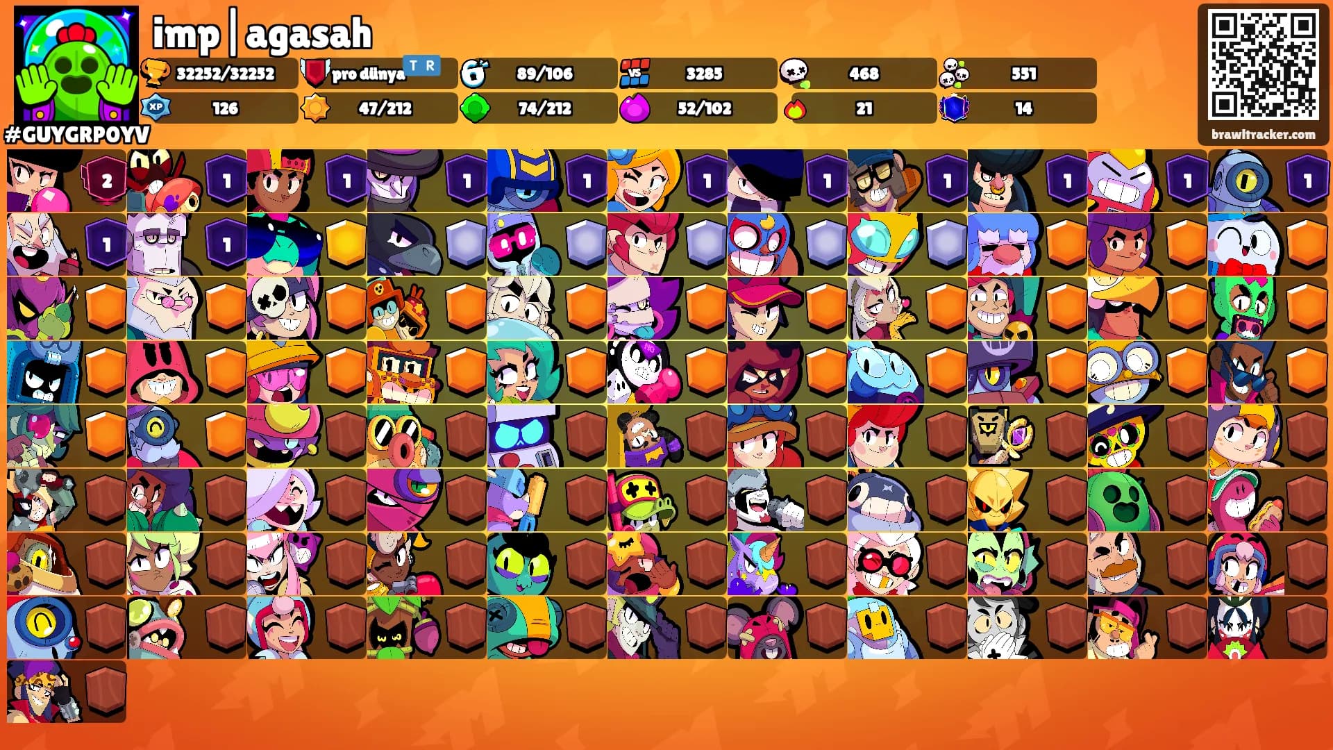 imp|agasah's Ranks