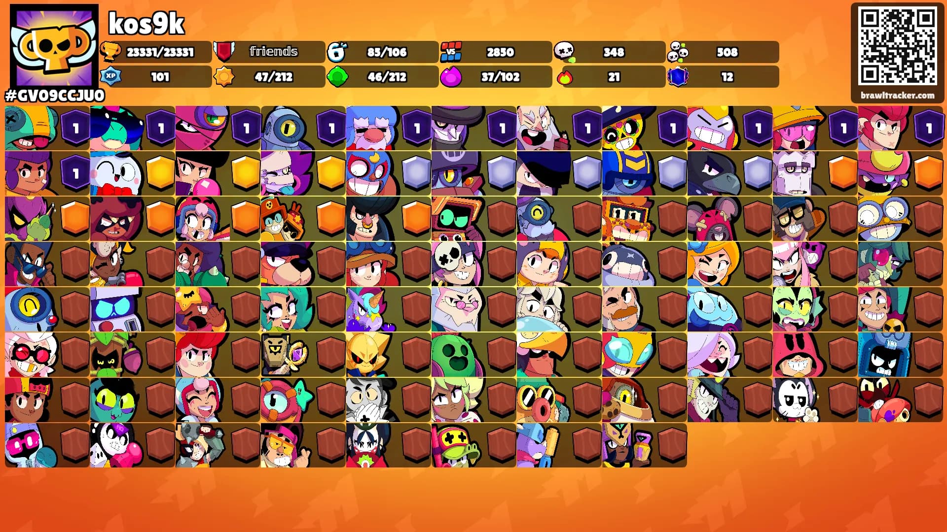 kos9k's Ranks