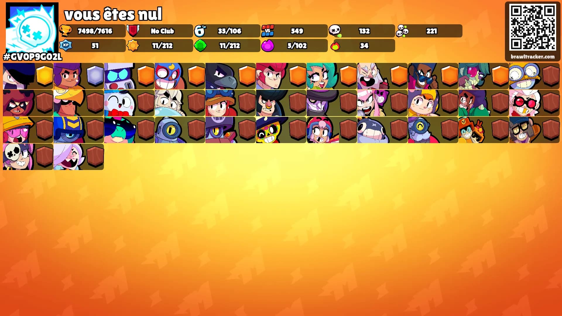 vous êtes nul's Ranks