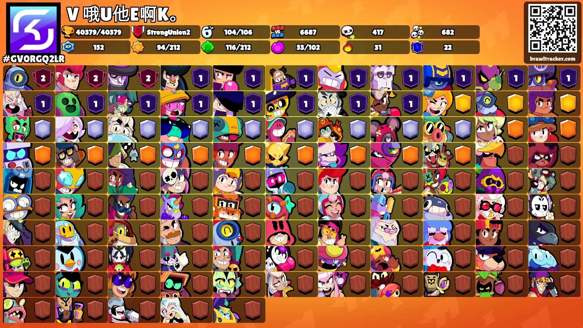 V 哦U他E啊K。's Ranks