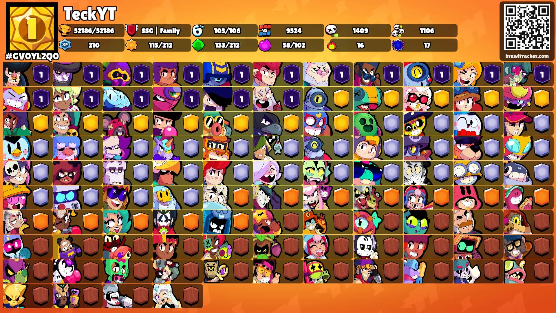 TeckYT's Ranks