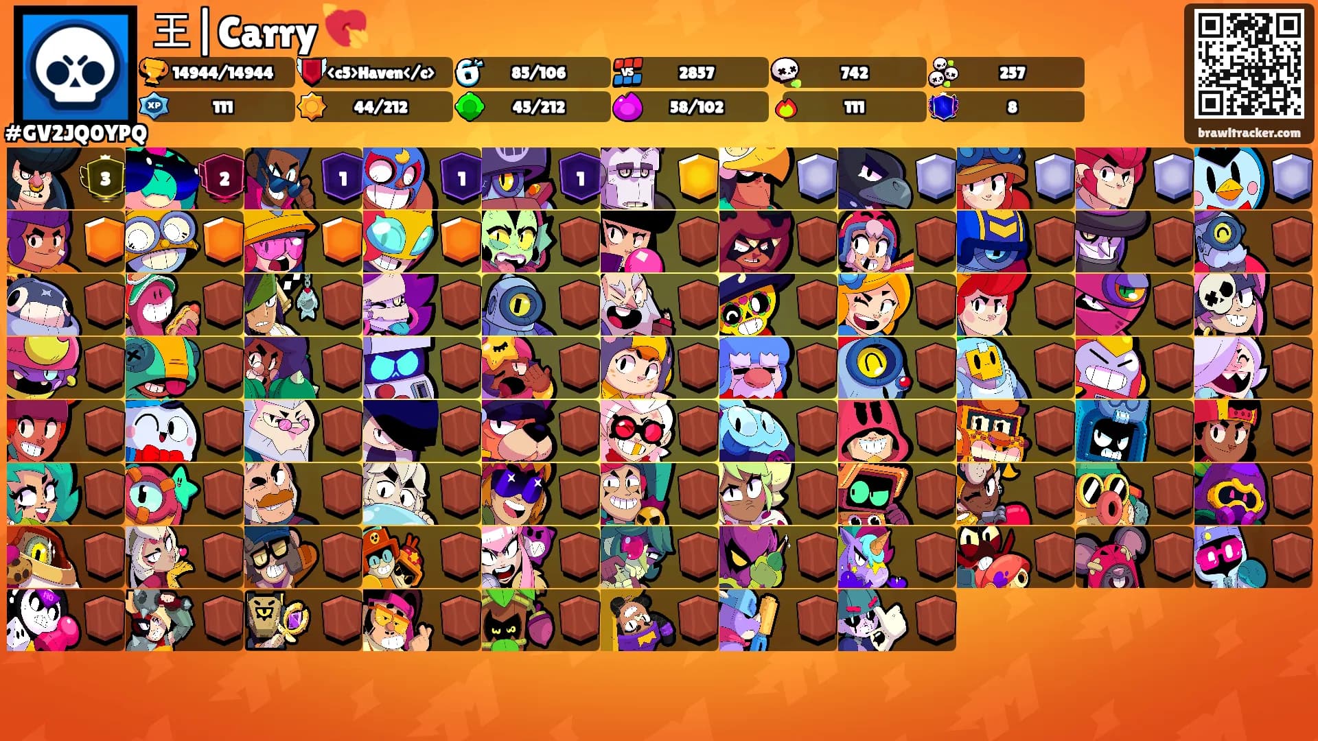 王|Carry 💘's Ranks
