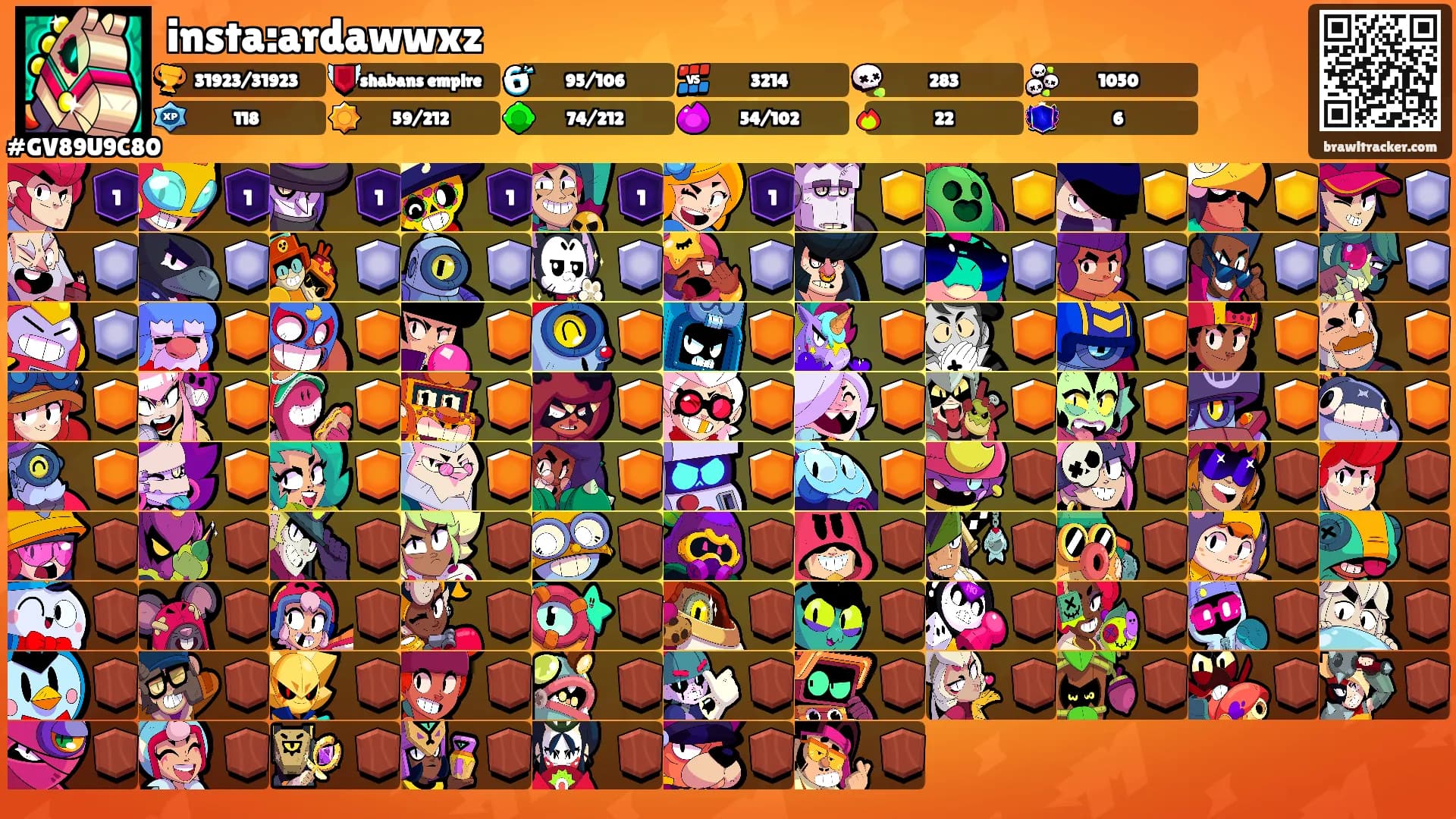 insta:ardawwxz's Ranks