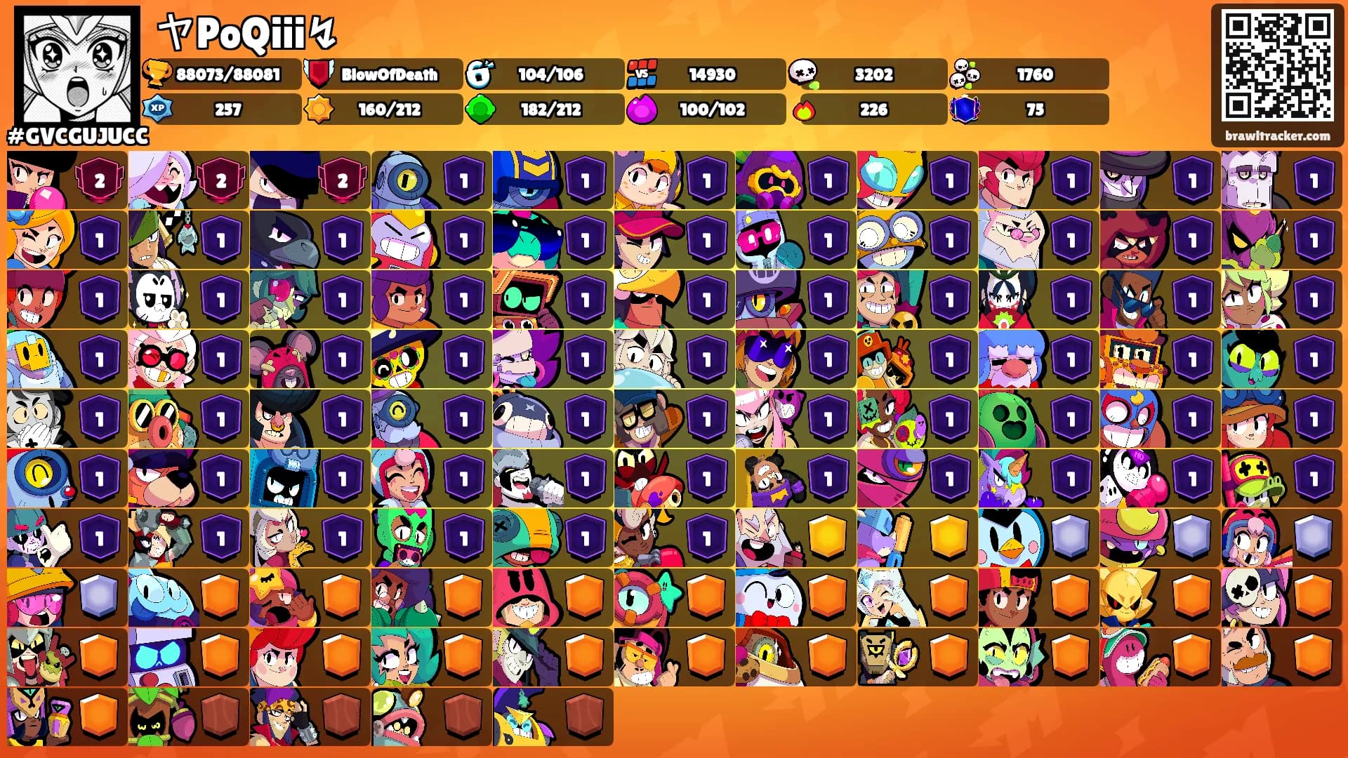 ヤPoQiii↯'s Ranks