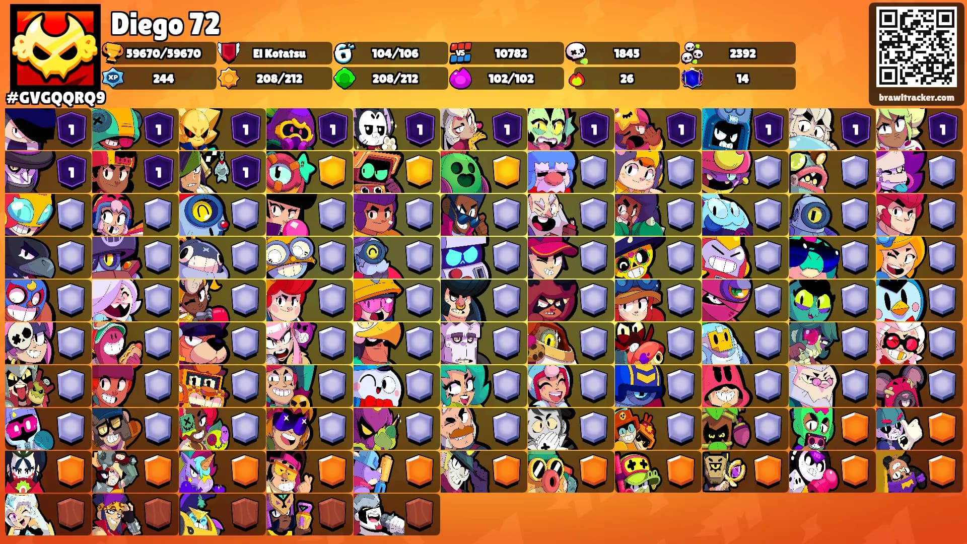 Diego 72's Ranks
