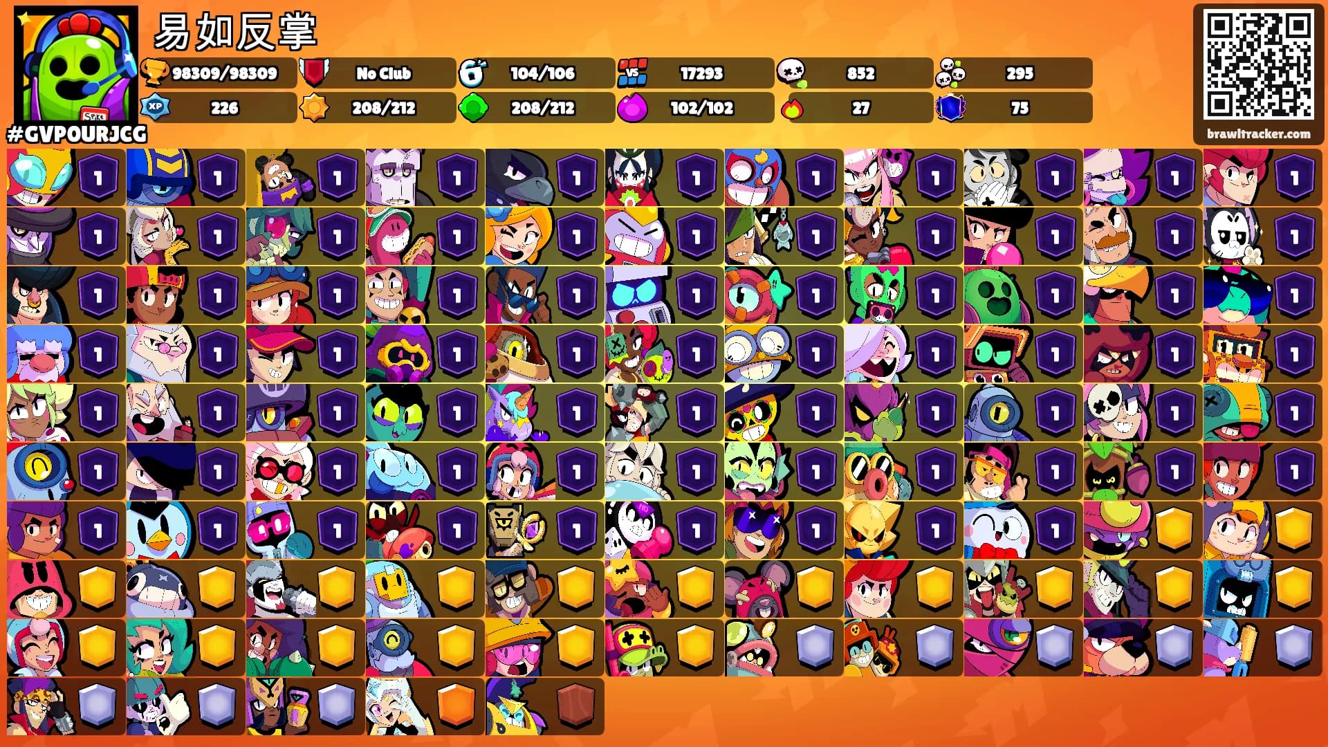 易如反掌's Ranks