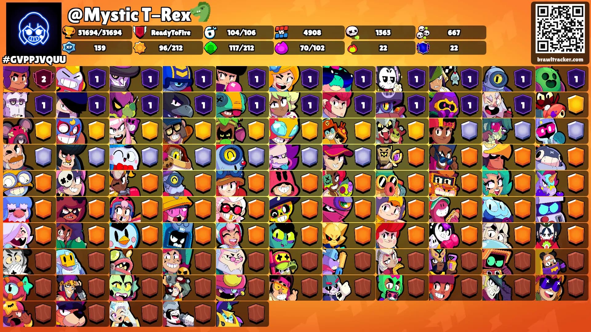 @Mystic T-Rex🐲's Ranks