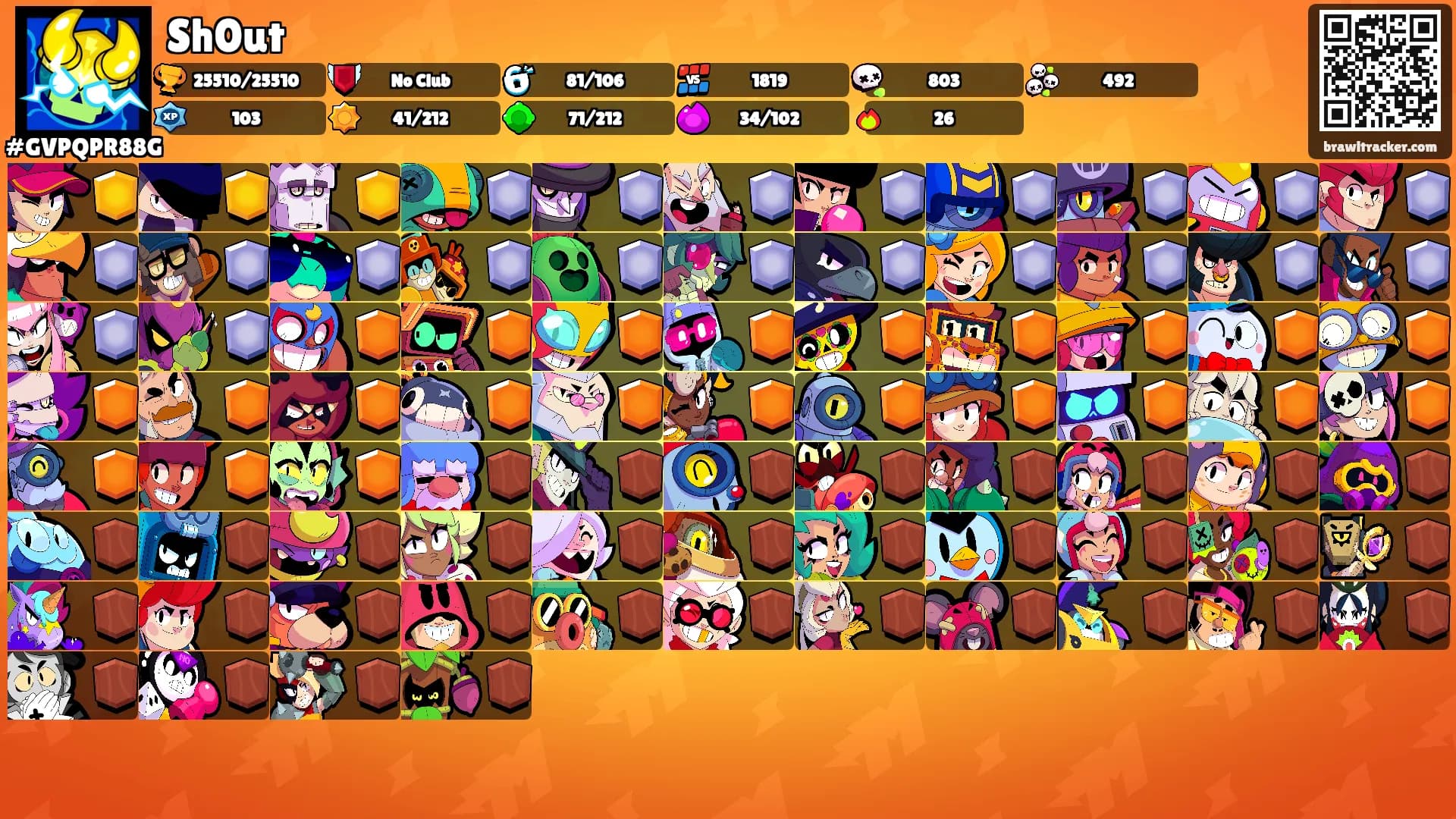 Sh0ut's Ranks