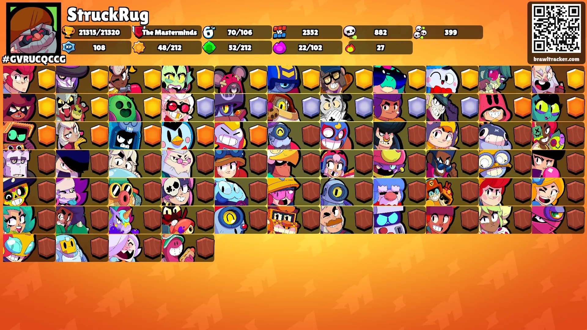 StruckRug's Ranks