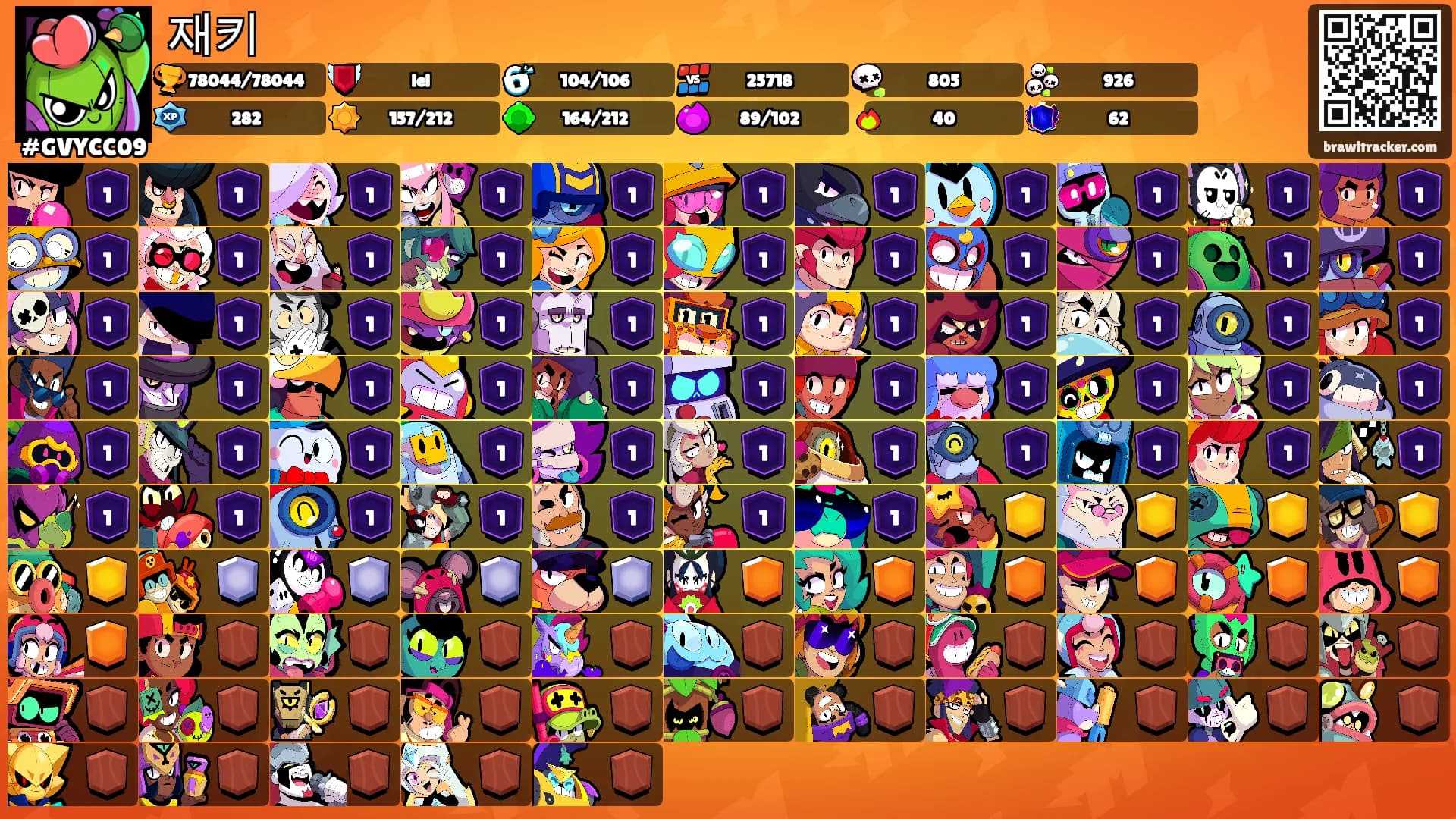재키's Ranks