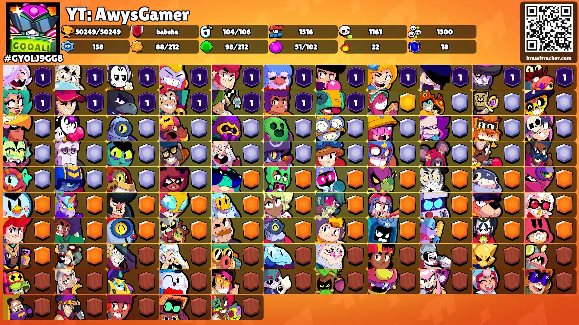 YT: AwysGamer's Ranks