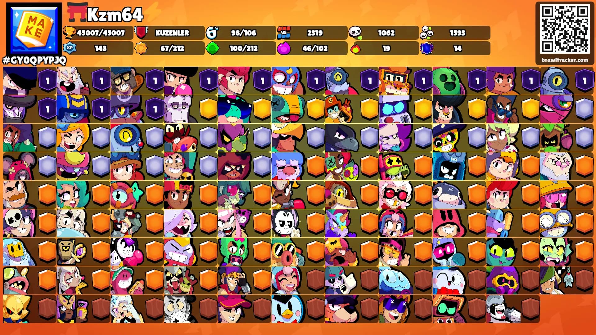 ⛩️Kzm64⚡️'s Ranks