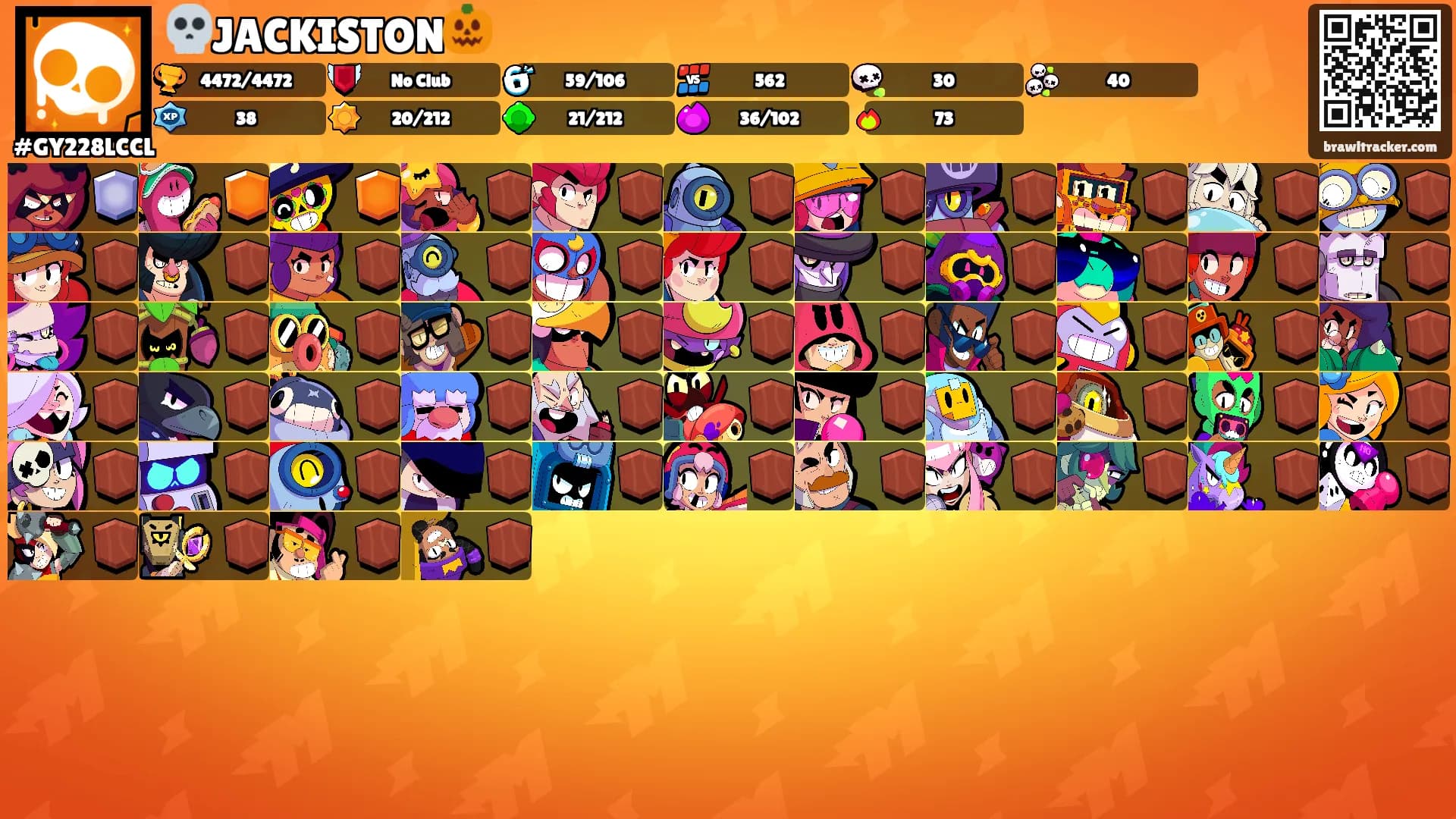 💀JACKISTON🎃's Ranks