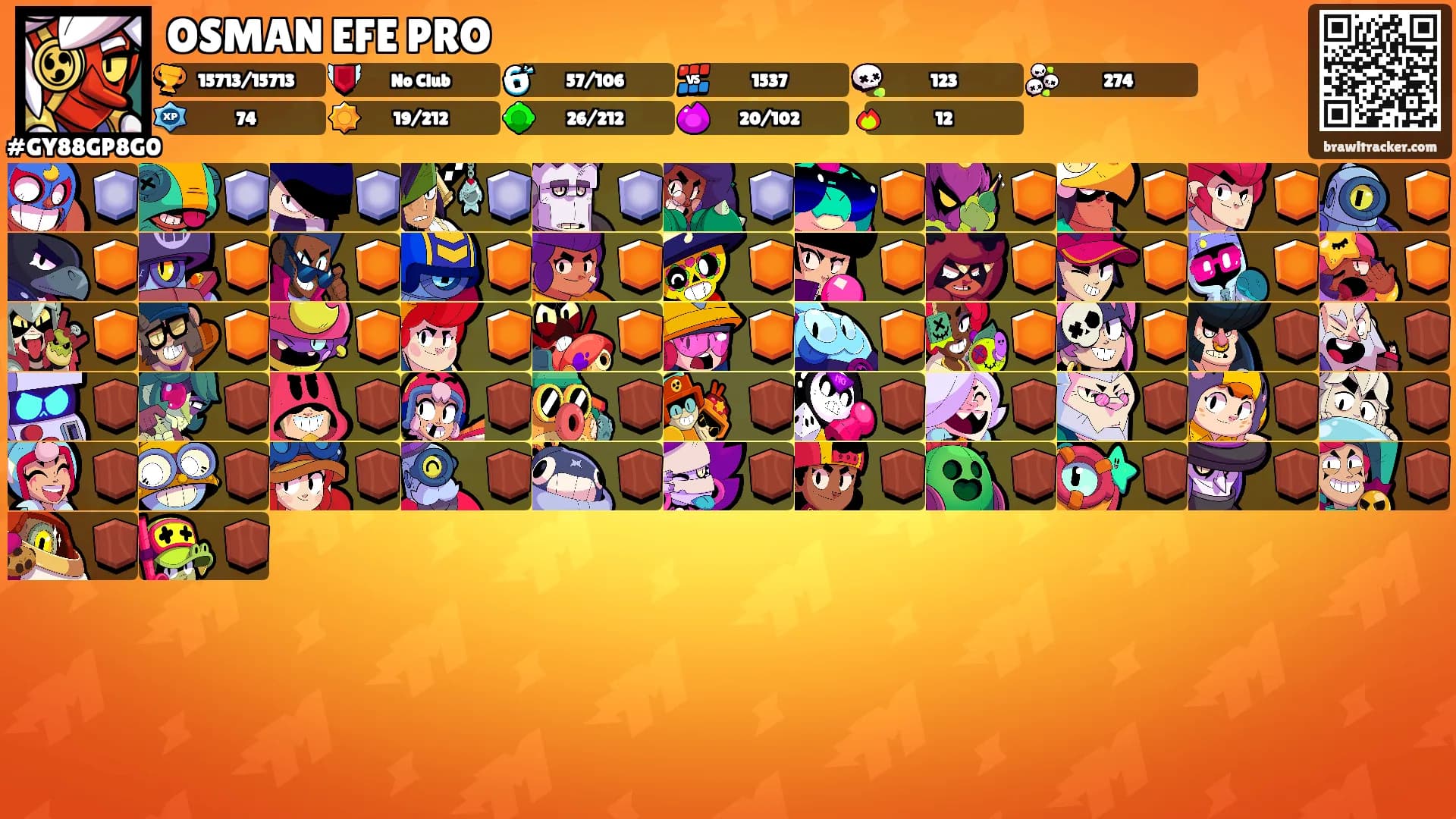 OSMAN EFE PRO's Ranks