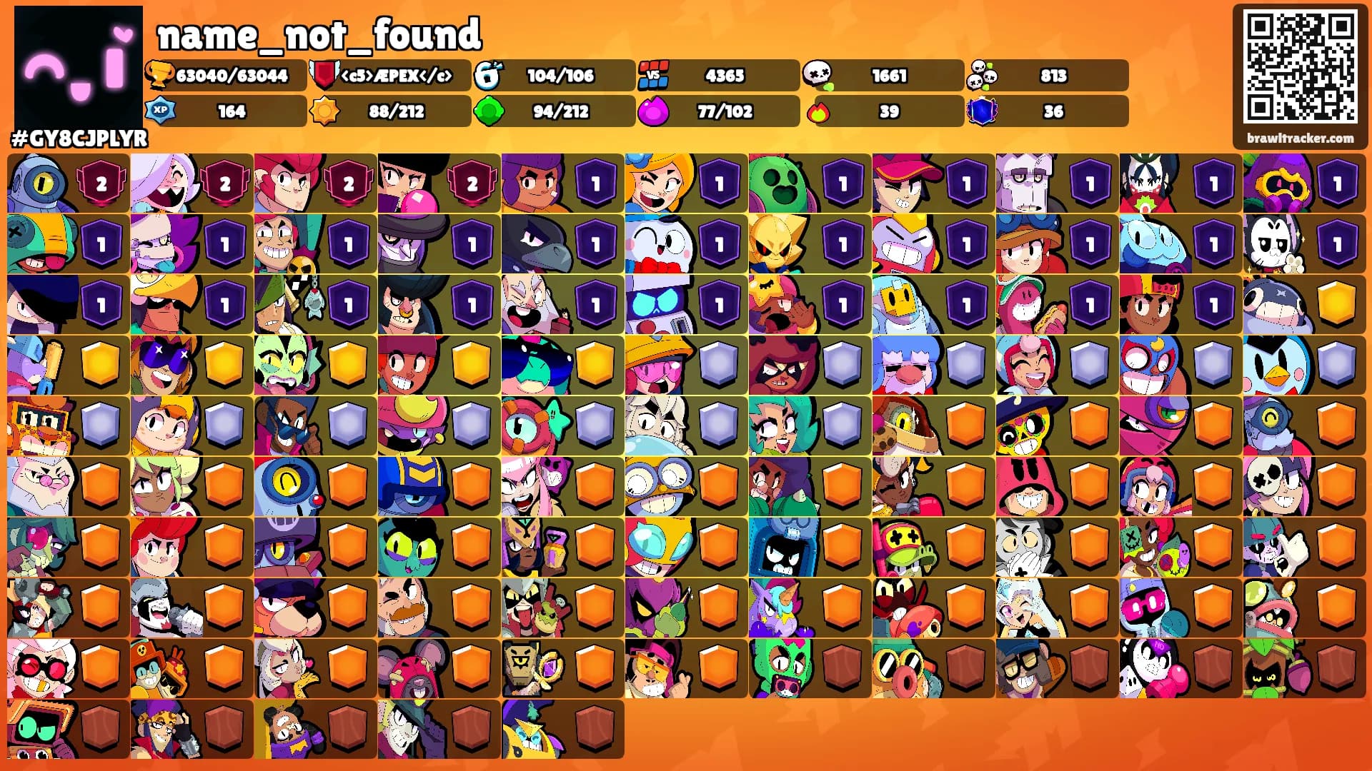 name_not_found's Ranks