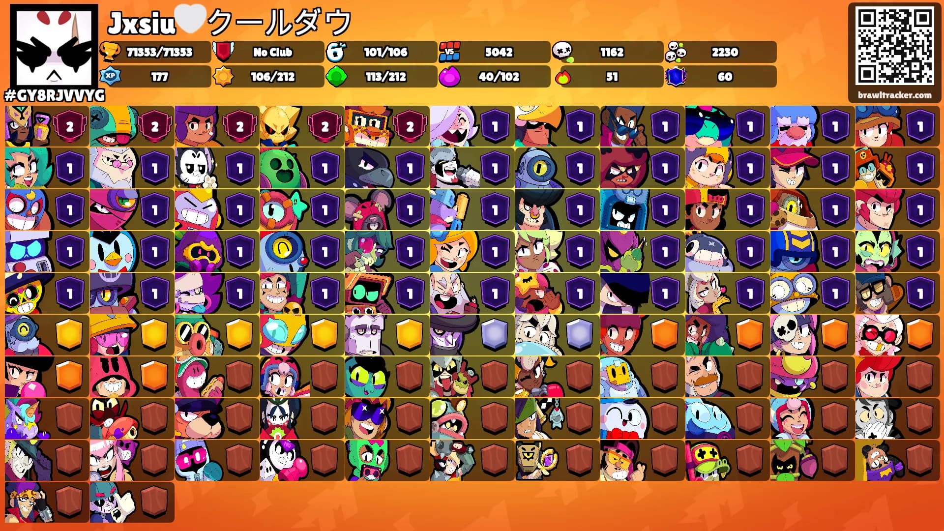 Jxsiu🤍クールダウ's Ranks