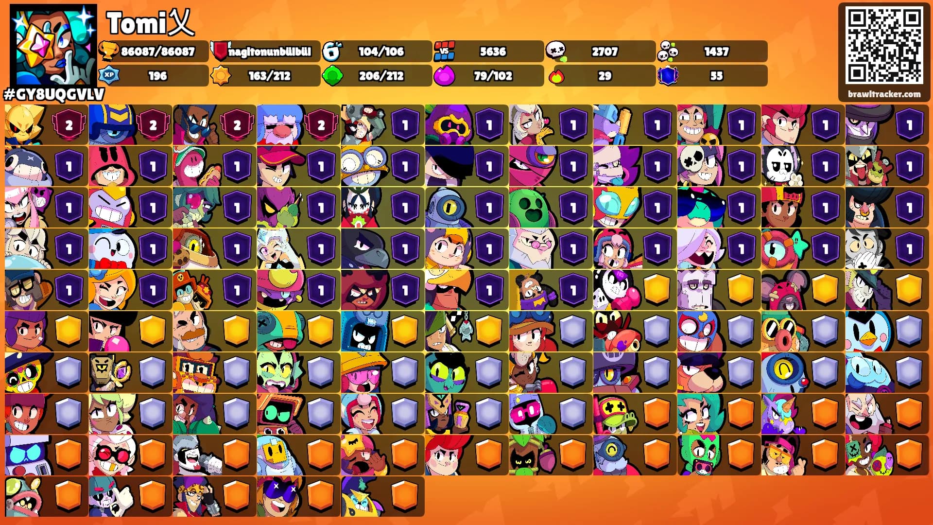 Tomi乂's Ranks