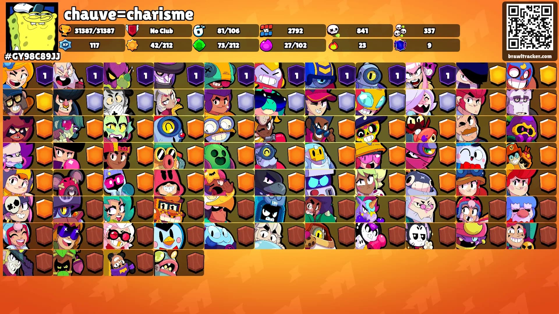 chauve=charisme's Ranks