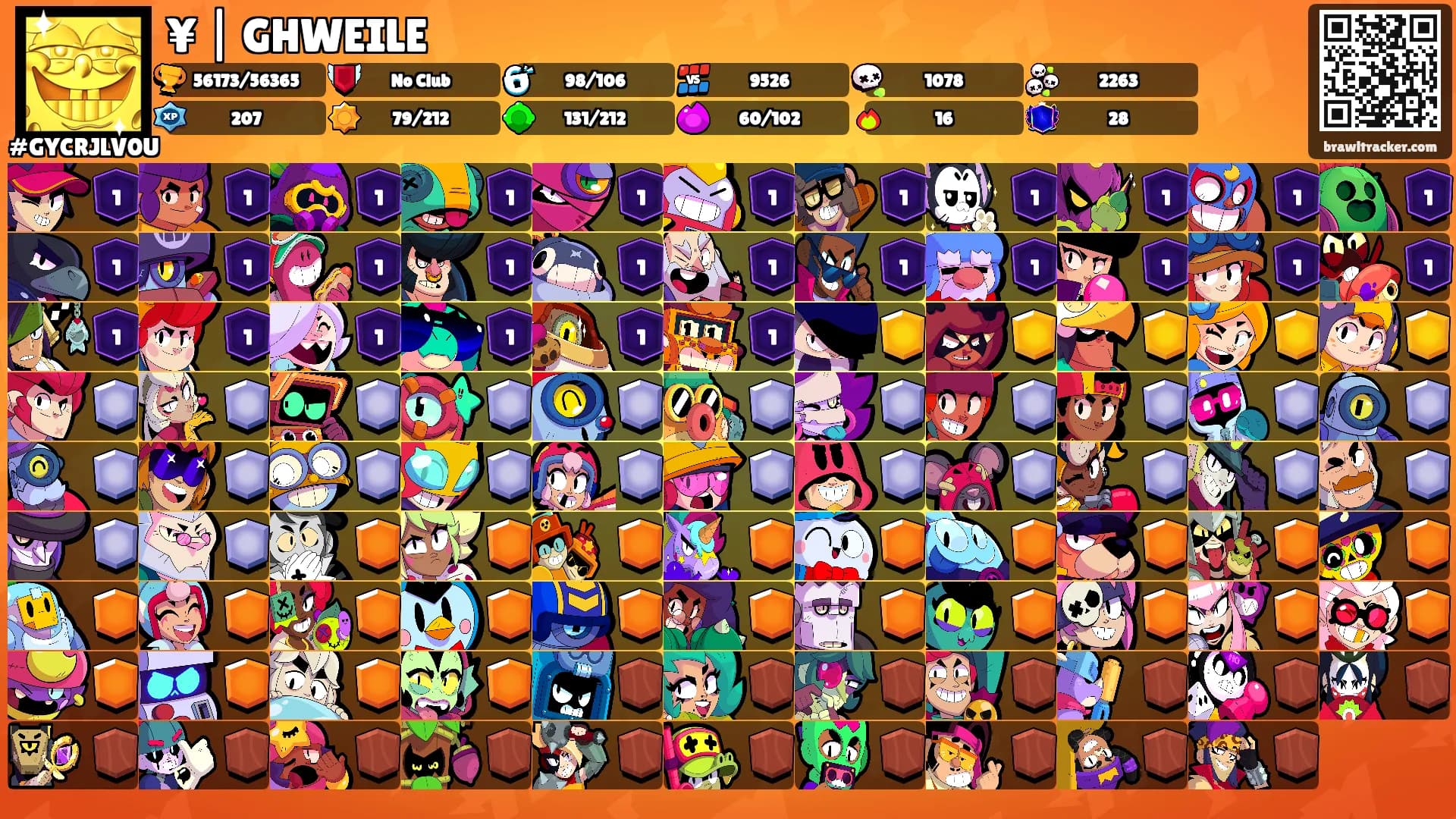 ¥ | GHWEILE's Ranks