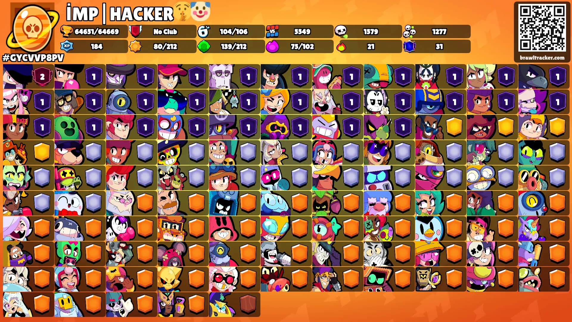 İMP|HACKER🤫🤡's Ranks