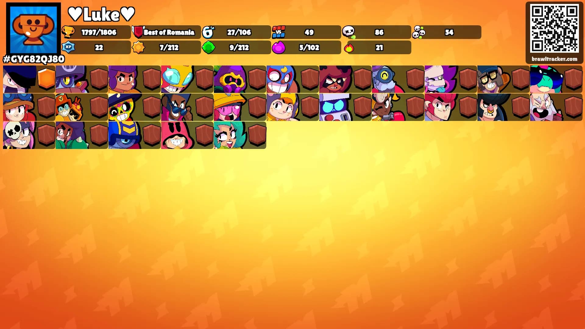 ♥Luke♥'s Ranks