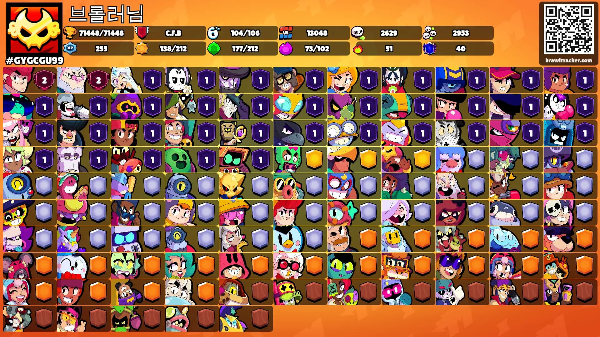 브롤러님's Ranks