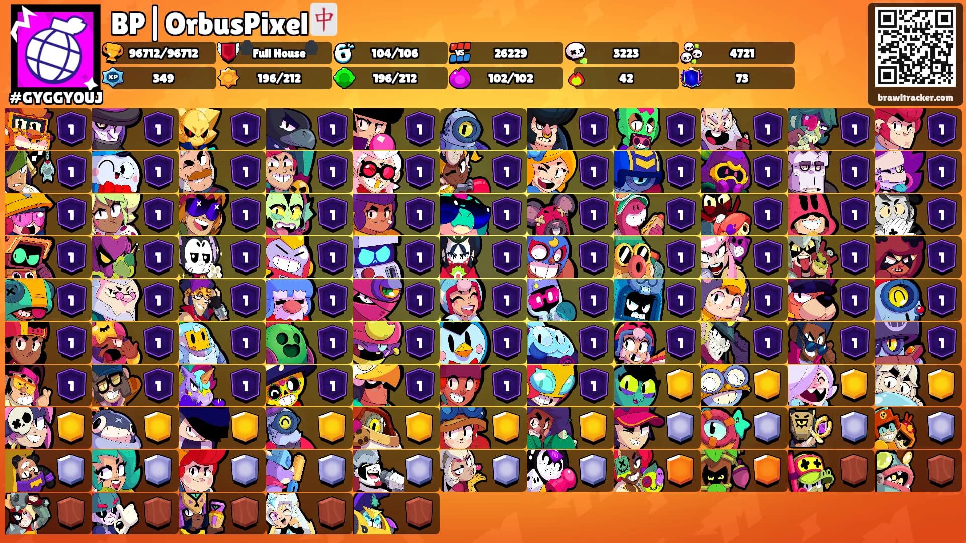 BP|OrbusPixel🀄's Ranks