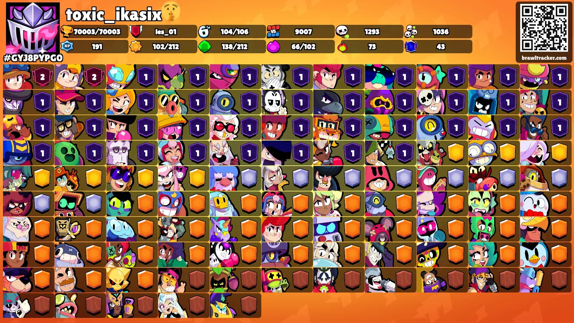 toxic_ikasix🤫's Ranks