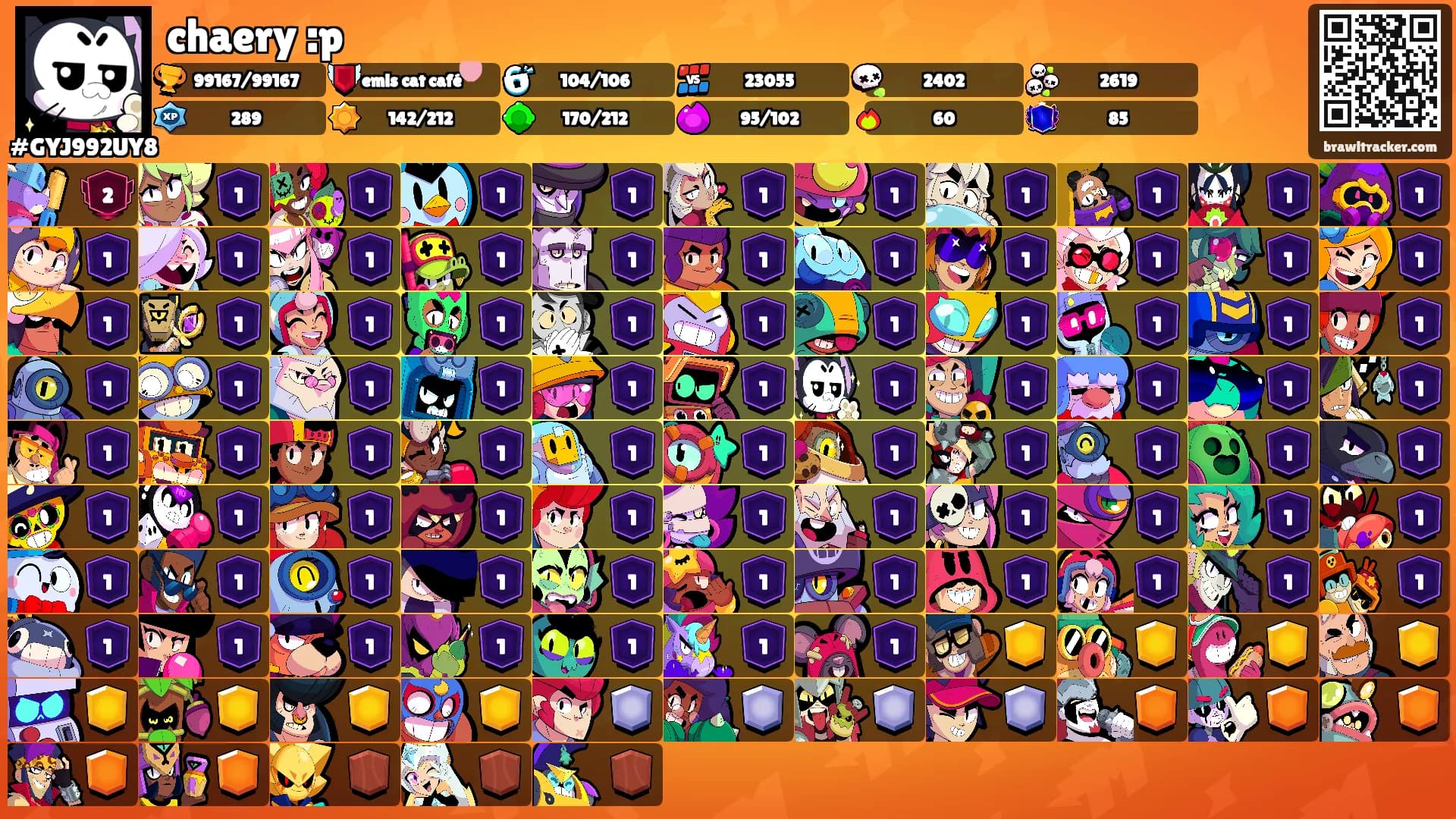 chaery :p's Ranks