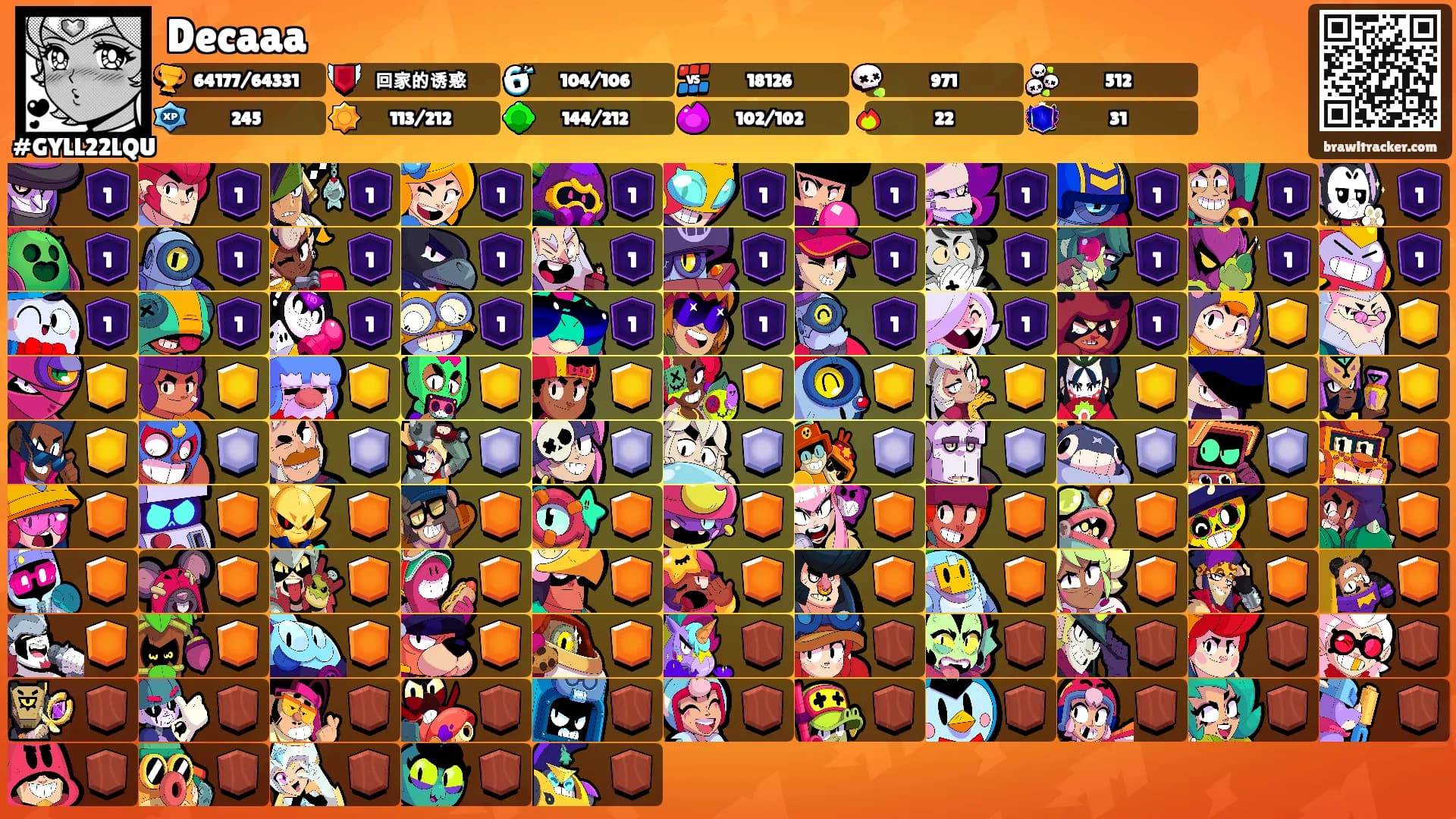 Decaaa's Ranks