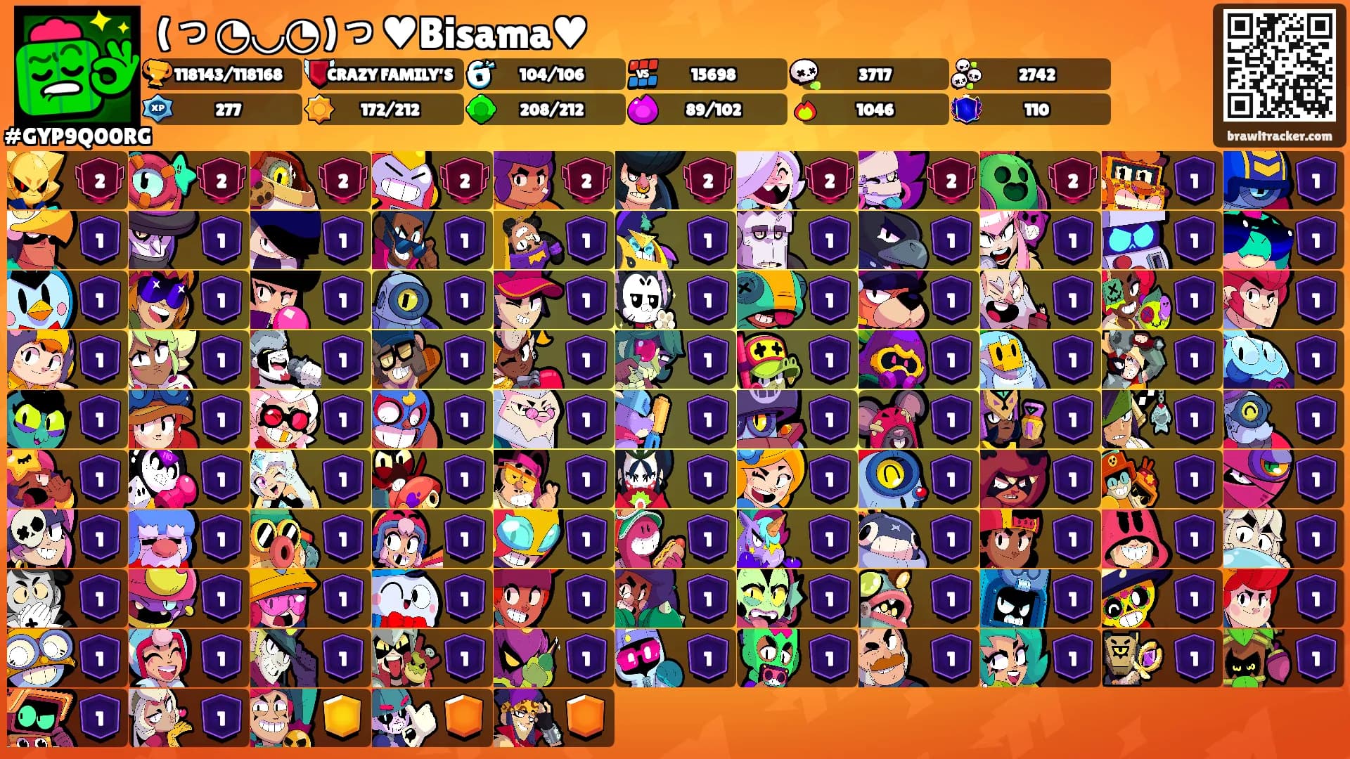 (っ◔◡◔)っ♥Bisama♥'s Ranks