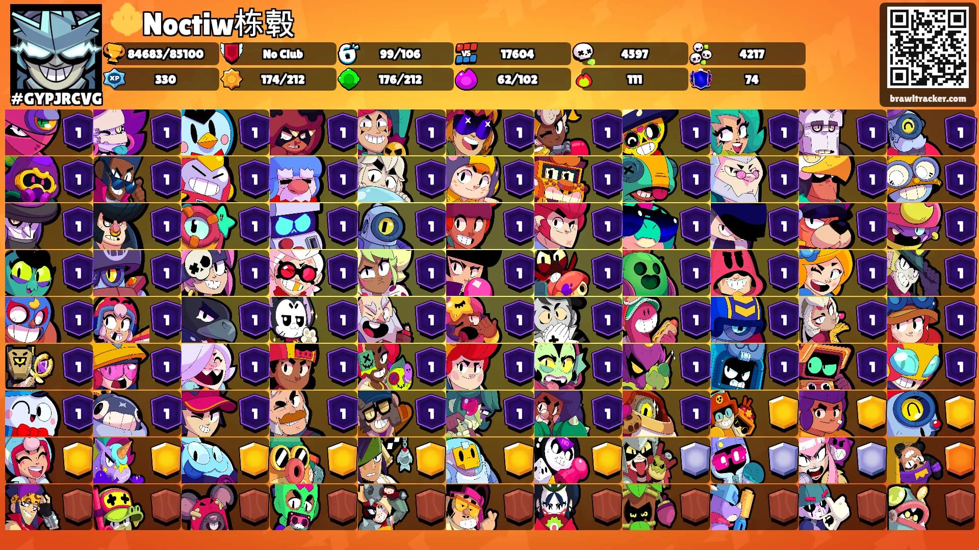 🔱Noctiw栋毂's Ranks