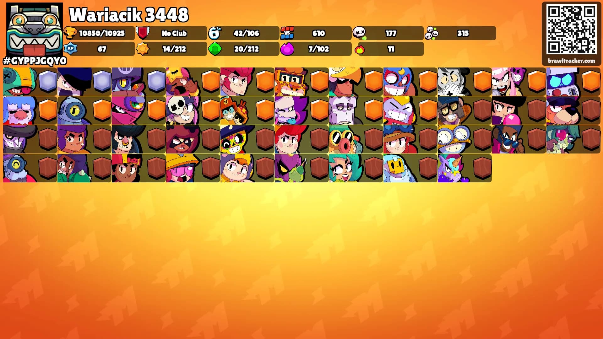 Wariacik 3448's Ranks