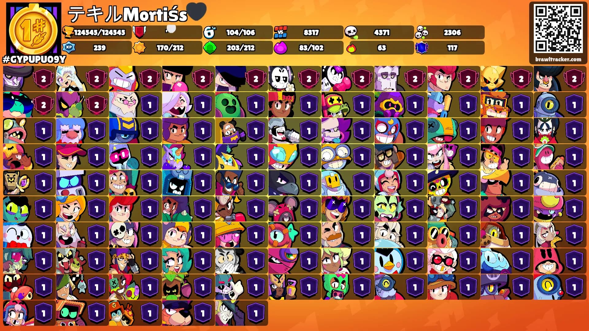 テキルMortiśs🖤's Ranks