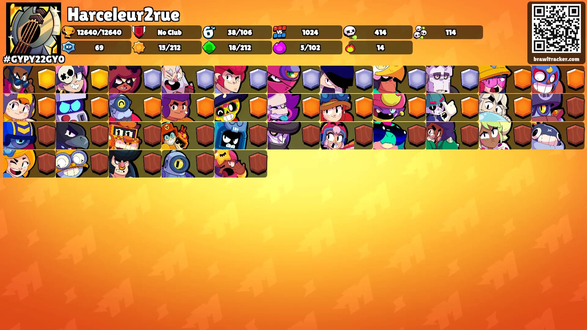 Harceleur2rue's Ranks