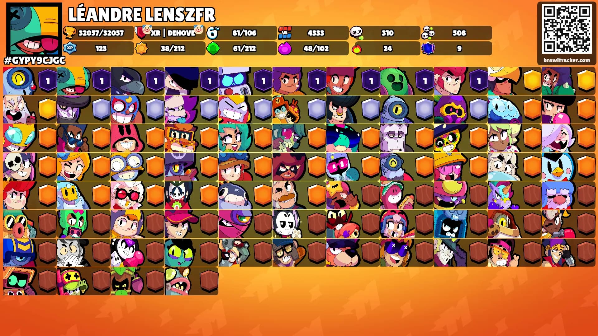 LÉANDRE LENSZFR's Ranks