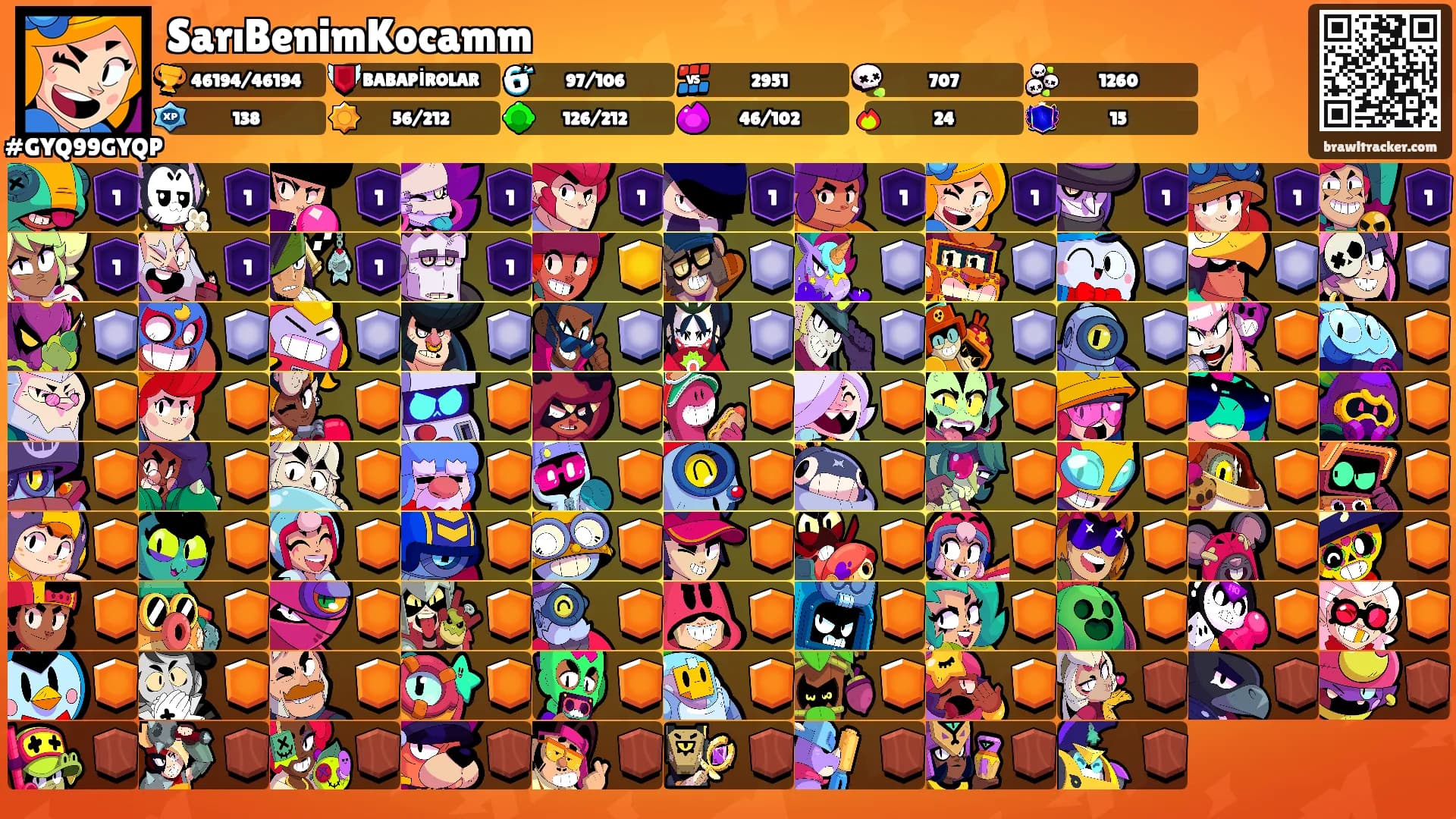 SarıBenimKocamm's Ranks
