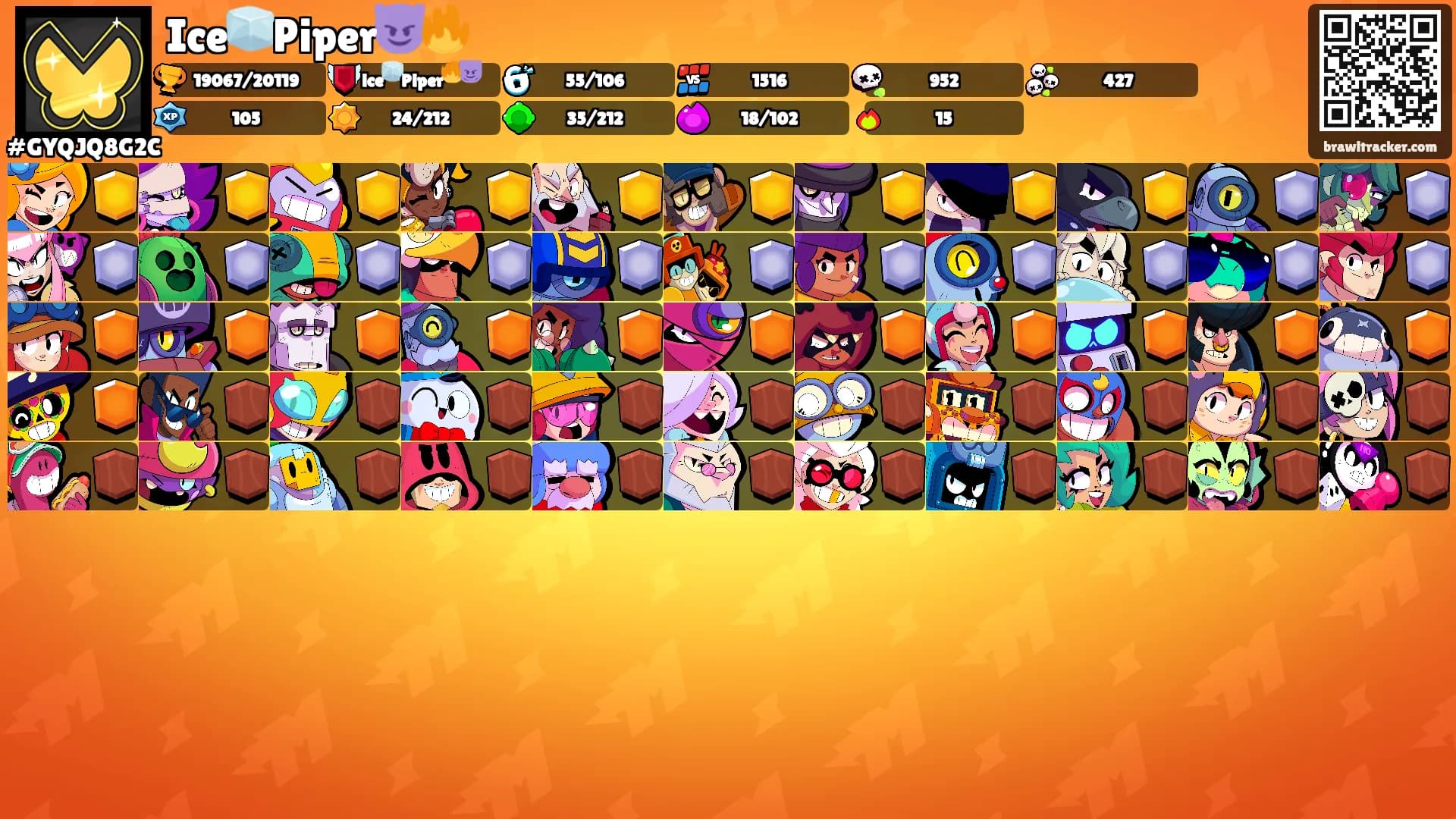 Ice🧊Piper😈🔥's Ranks