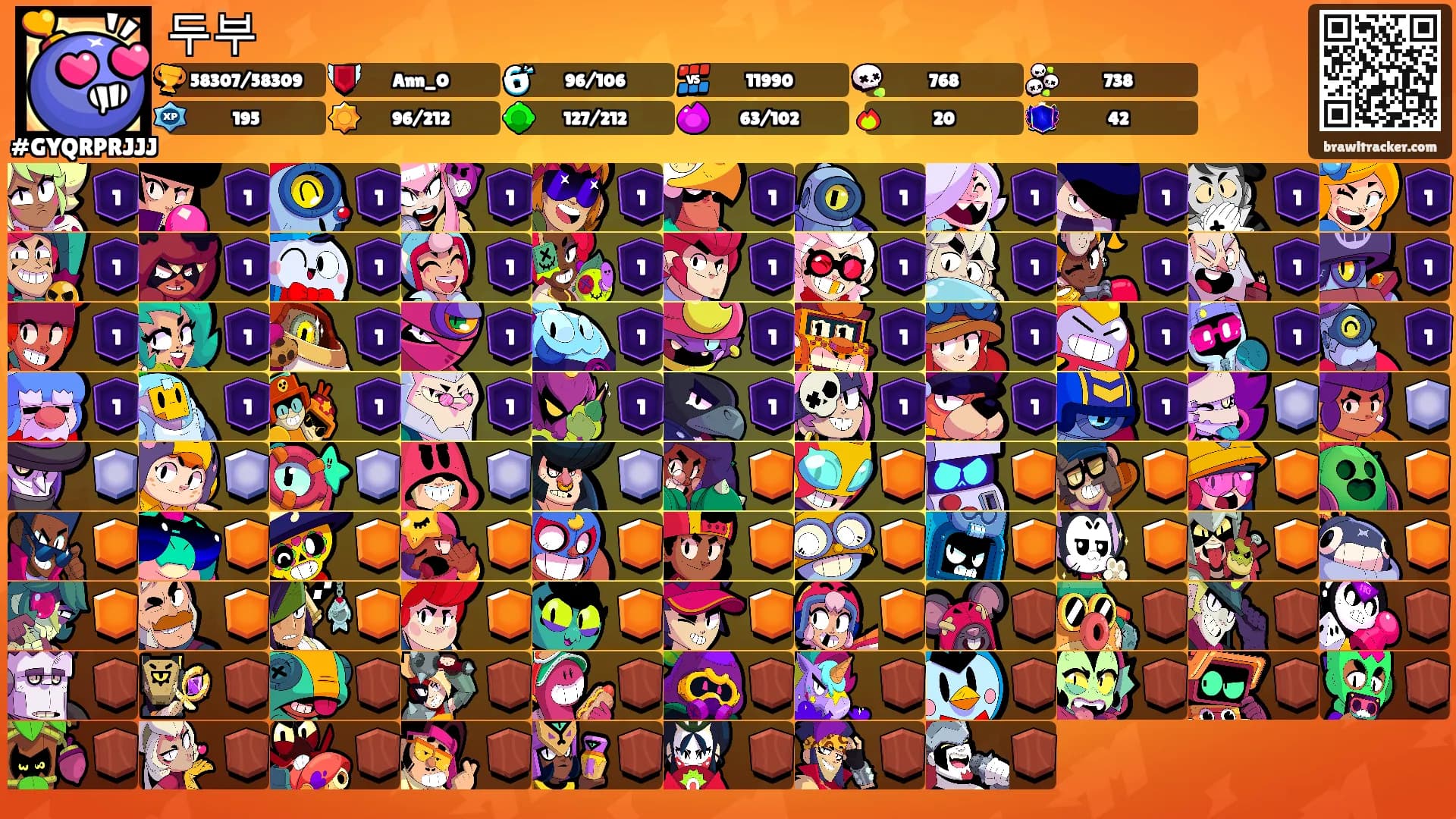 두부's Ranks